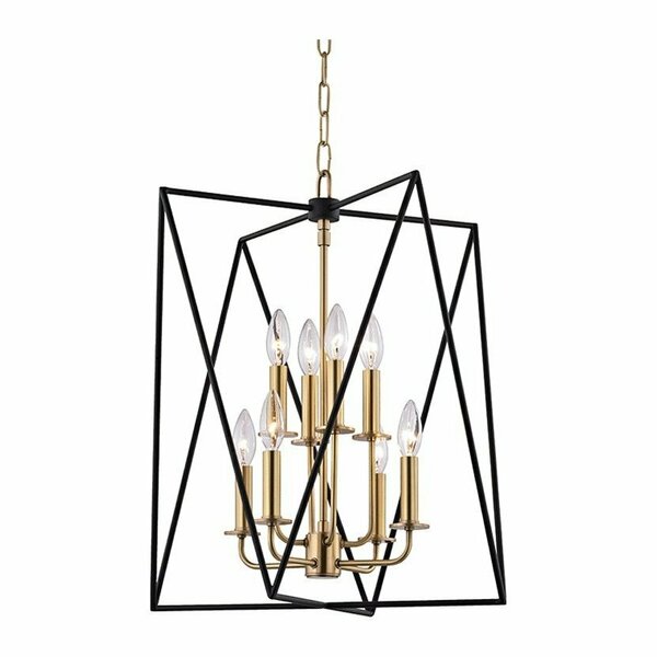 Hudson Valley Laszlo 8 Light Pendant, 1118-AGB 1118-AGB